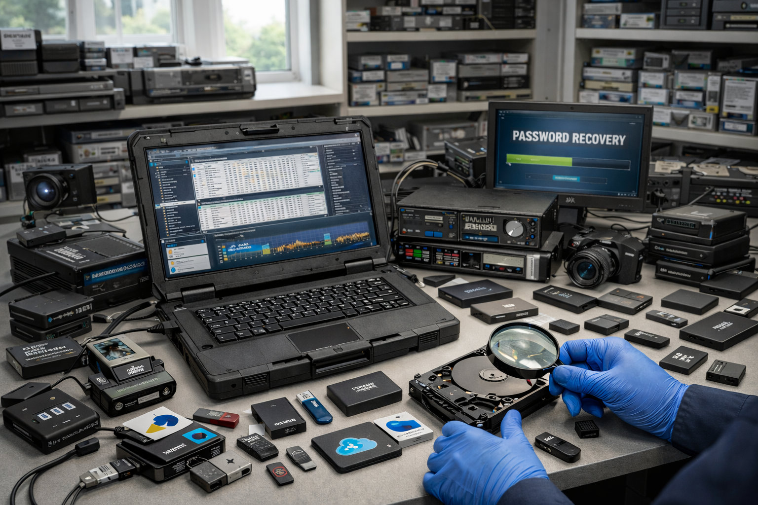 Alquiler de herramienta especializada (hardware forense)